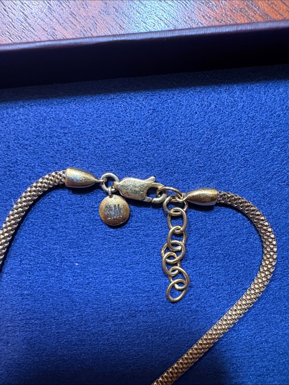 MONICA VINADER Gold Mesh Chain Bracelet - Picture 3 of 5